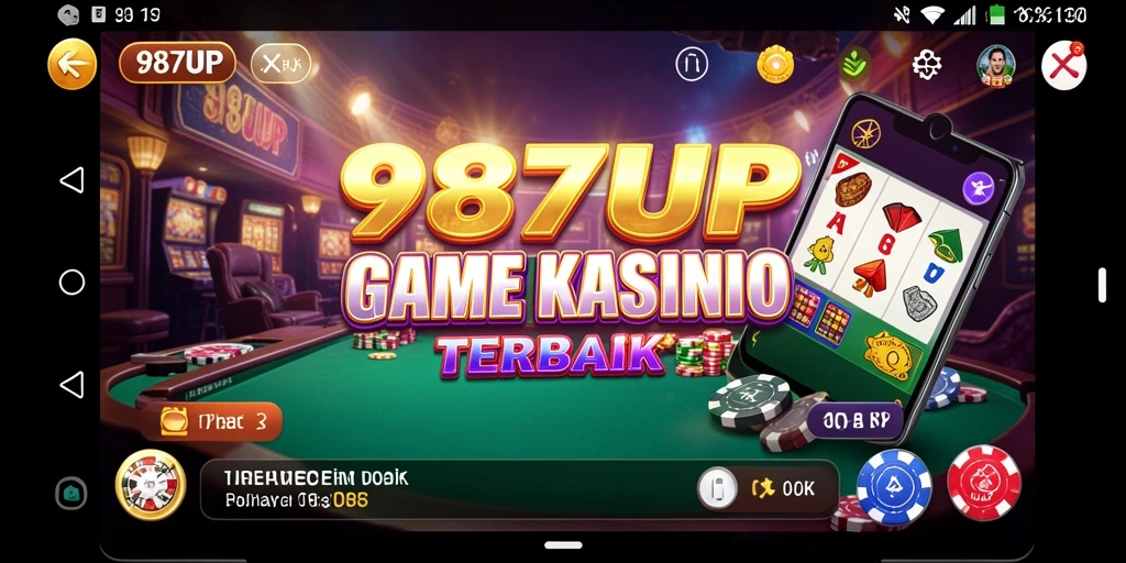 Tampilan permainan kasino yang menarik dalam 987UP.