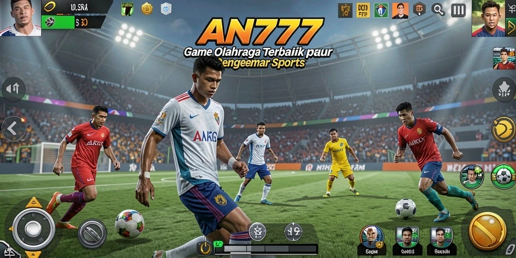 Tampilan gameplay AN777 yang penuh aksi dan seru.