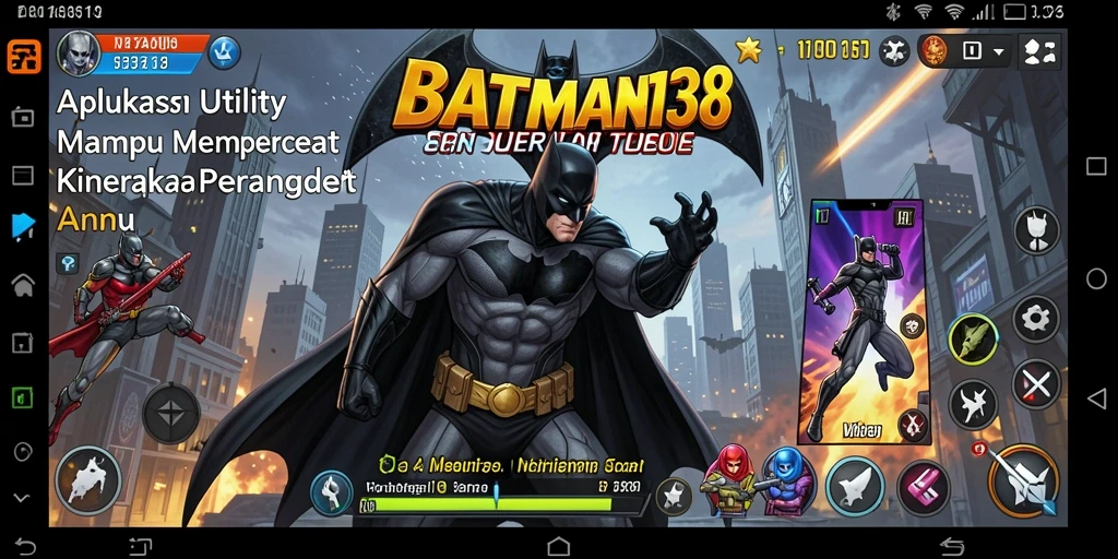 Tampilan antarmuka pengguna BATMAN138 yang sederhana dan efektif.