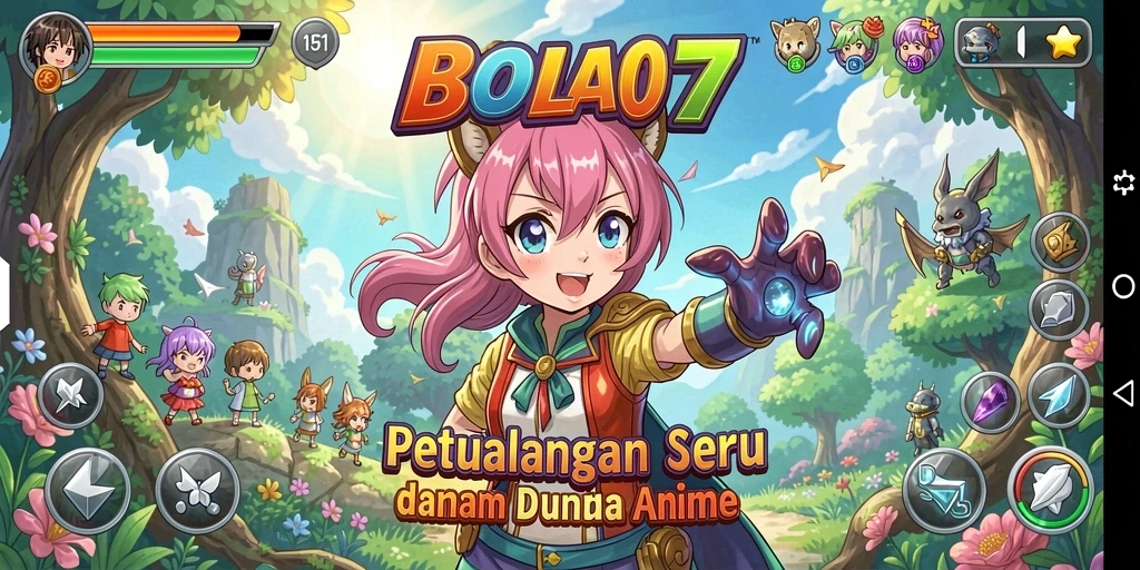 Tangkapan layar BOLA07 menampilkan aksi seru dan karakter Anime yang mengesankan.