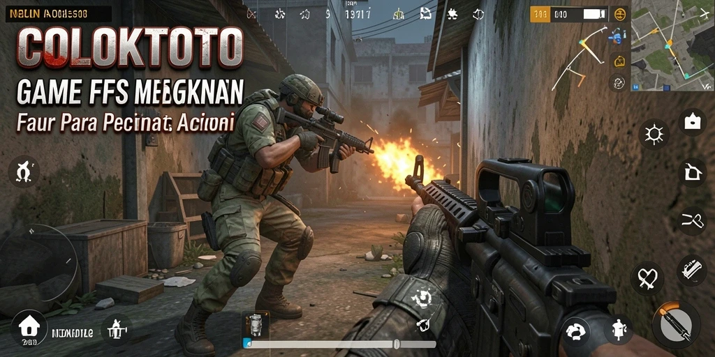 Tangkapan layar gameplay mendebarkan dari COLOKTOTO yang menunjukkan aksi FPS intens.
