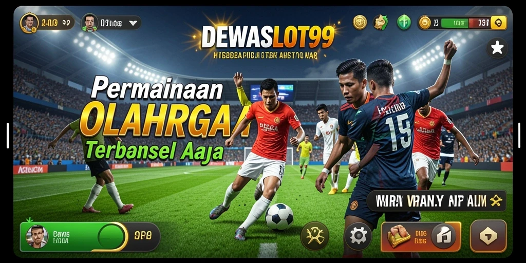 Tampilan gameplay menarik dari DEWASLOT99 yang menunjukkan aksi olahraga mendebarkan.