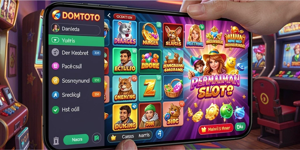 Gameplay mengasyikkan di DOMTOTO dengan tema slot beragam.
