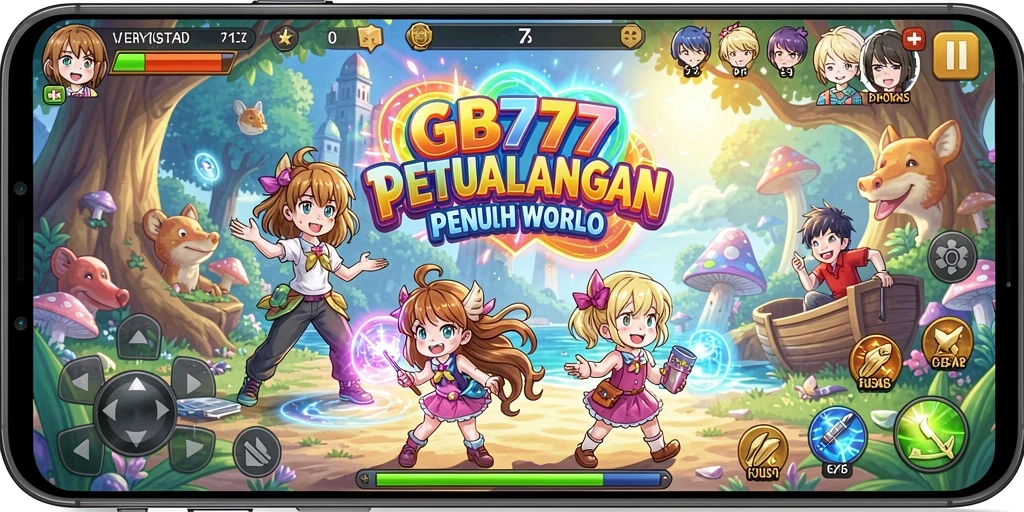 Gameplay GB777 menampilkan karakter Anime beraksi dengan grafis yang memukau.