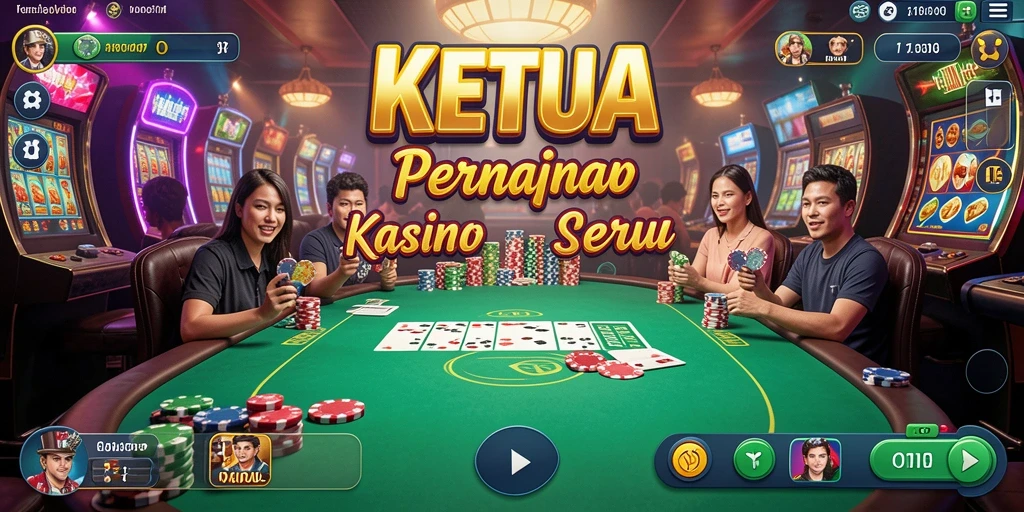 Tampilan menarik dan gameplay mendebarkan dari KETUA Kasino.