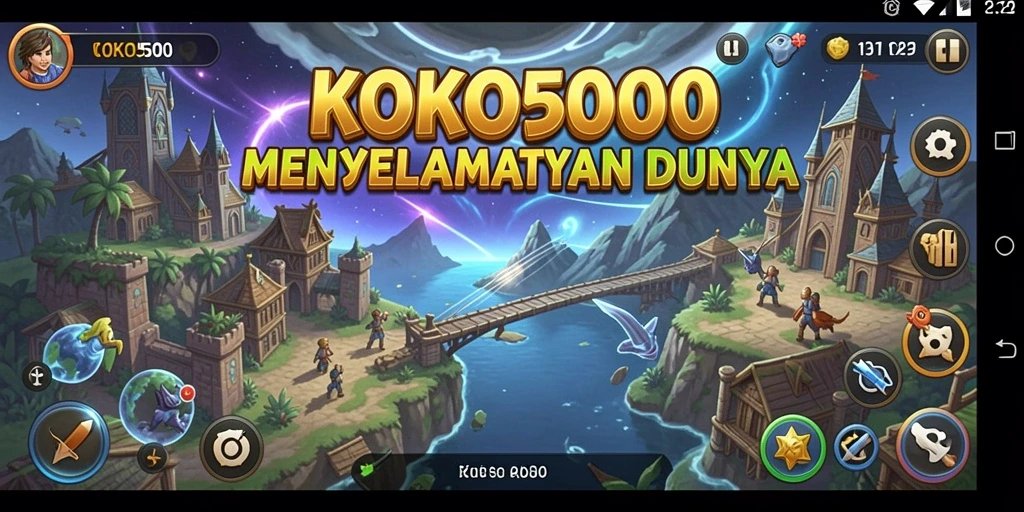 Tangkapan layar dari gameplay KOKO5000 yang penuh petualangan.