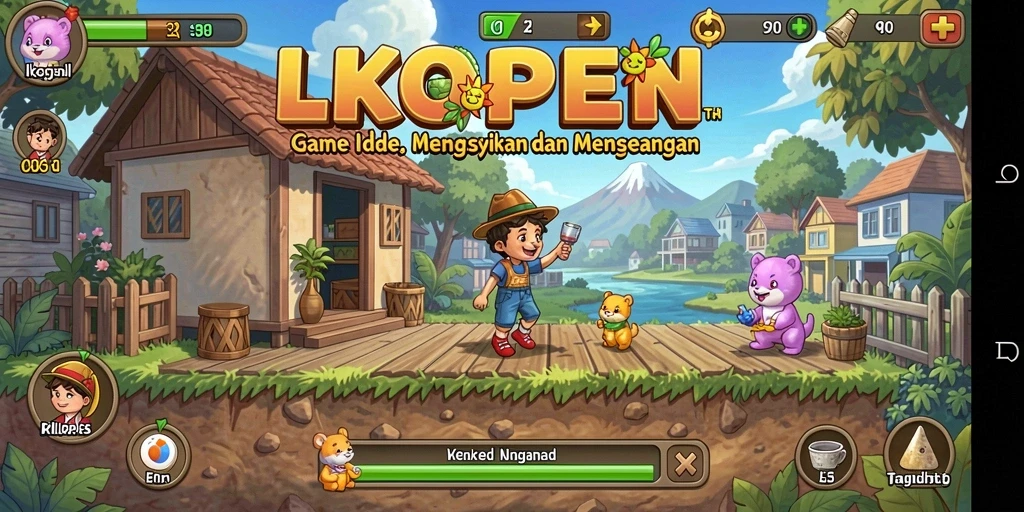 Tampilan gameplay <strong>LKOPEN</strong> yang menarik dan menghibur.