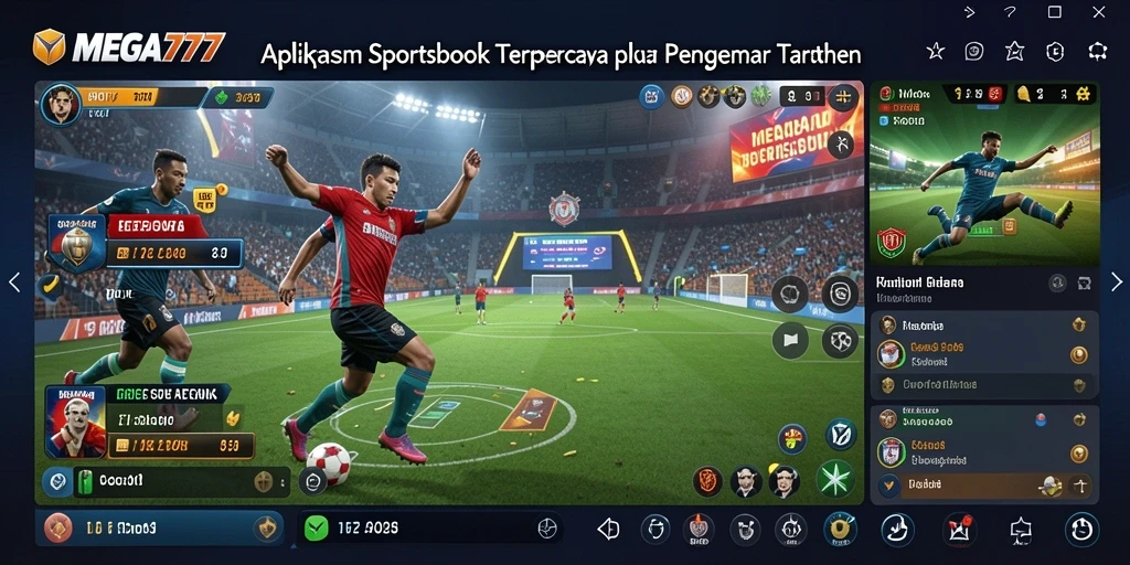 Tampilan menarik dan interaktif saat taruhan di MEGA777.