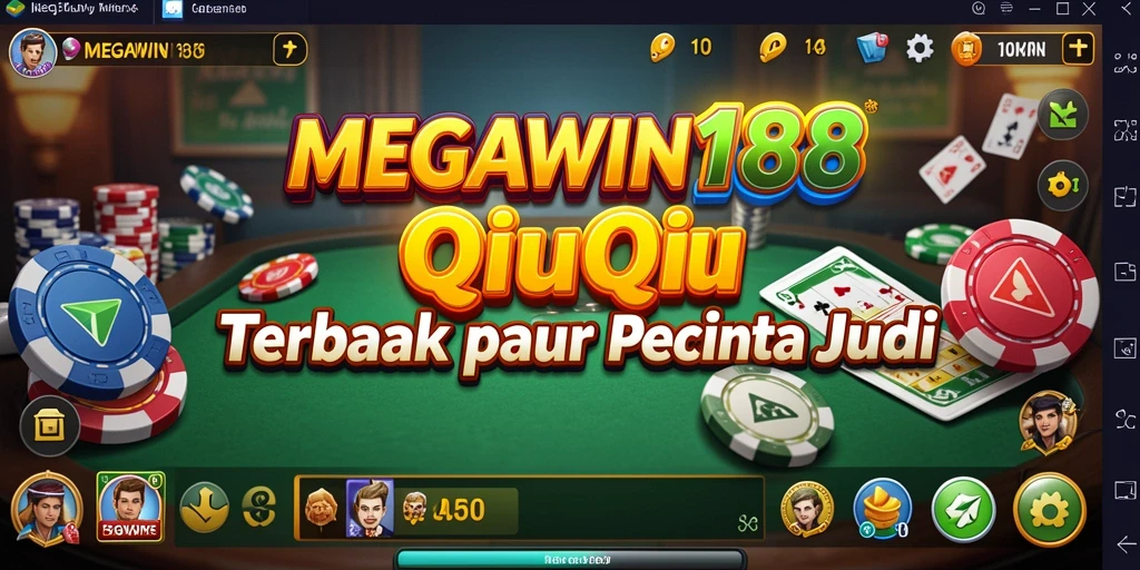 Tampilan gameplay menyenangkan dari MEGAWIN188 yang penuh dengan aksi QiuQiu.
