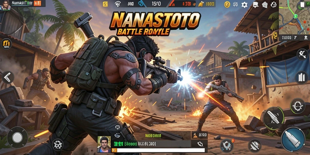 Tampilan seru dari pertempuran epik di NANASTOTO.