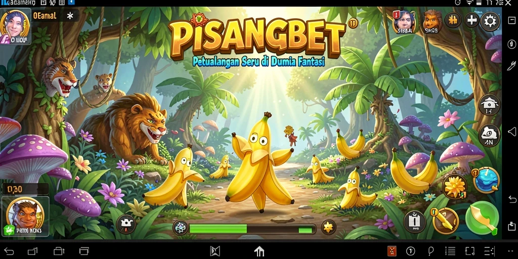 Screenshot gameplay PISANGBET menunjukkan suasana petualangan yang menantang.