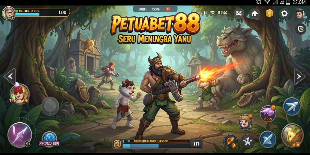 Screenshot gameplay PROBET88 menunjukkan aksi eksplorasi yang mendebarkan.