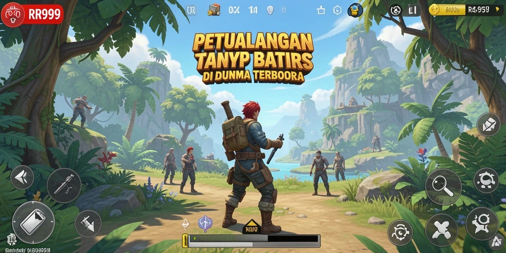 Screenshot gameplay dari <strong>RR999</strong> yang menunjukkan dunia terbuka yang menakjubkan.
