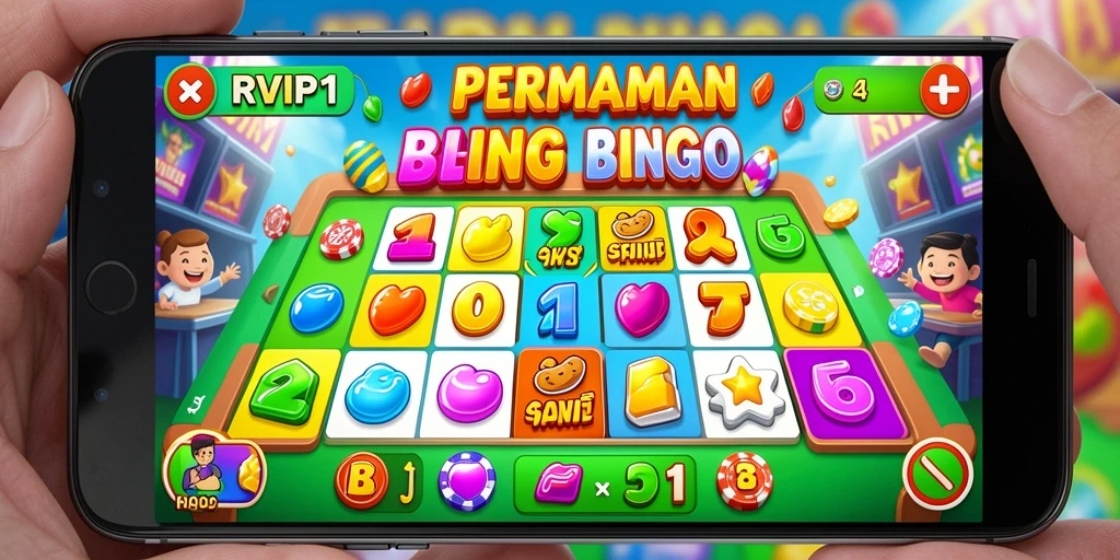 Tampilan gameplay terbaru RVIP1 yang menampilkan suasana permainan Bingo.