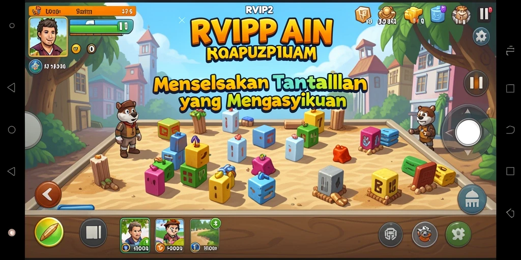 Gameplay RVIP2 menampilkan tantangan puzzle yang mendebarkan dan interaktif.