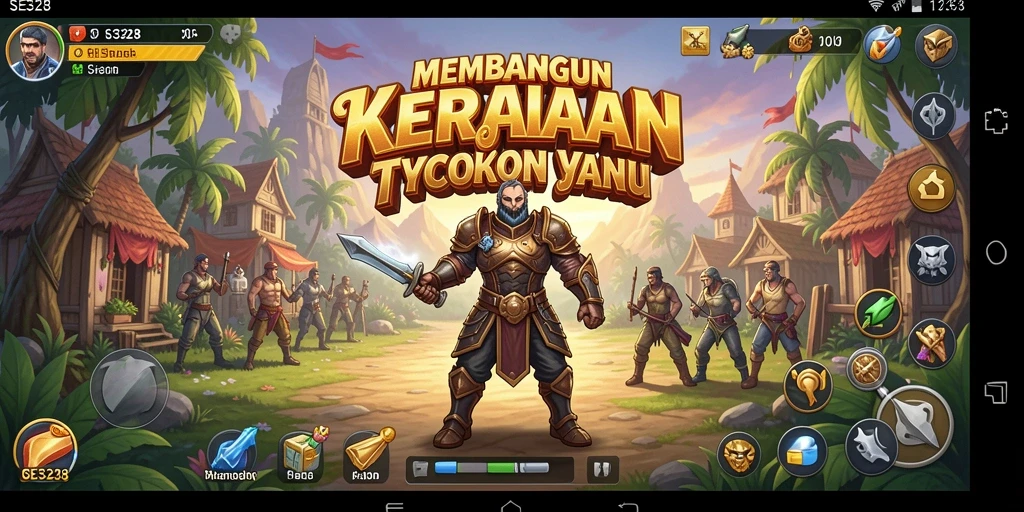 Tampilan gameplay SE328 yang menakjubkan dalam mengelola bisnis Tycoon.