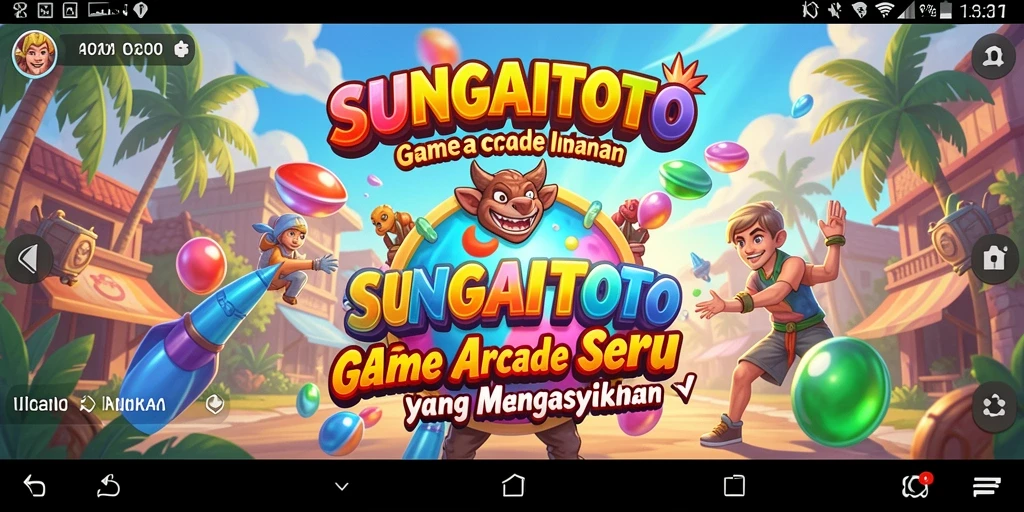 Screenshot gameplay SUNGAITOTO yang penuh aksi dan keseruan.