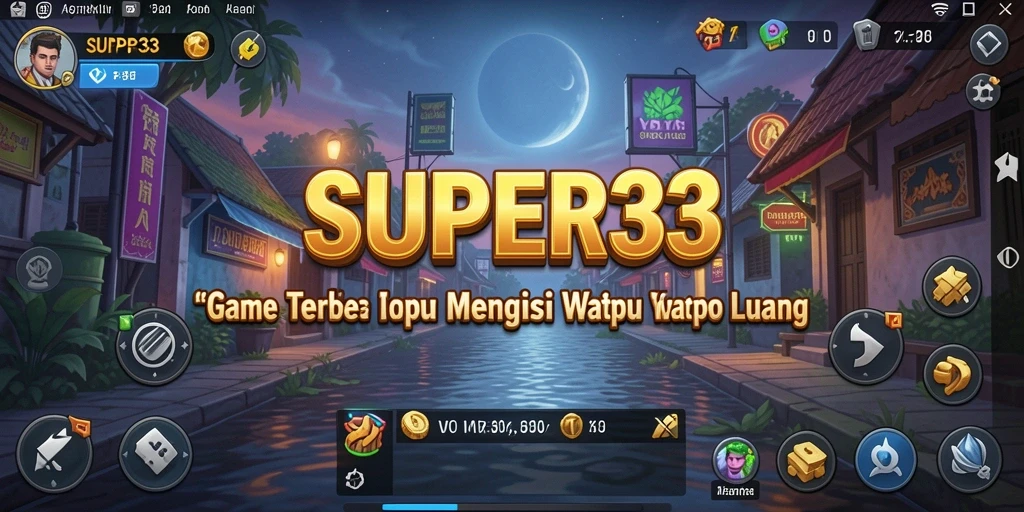 Tampilan screenshot SUPER33 menampilkan gameplay Idle yang menghibur.