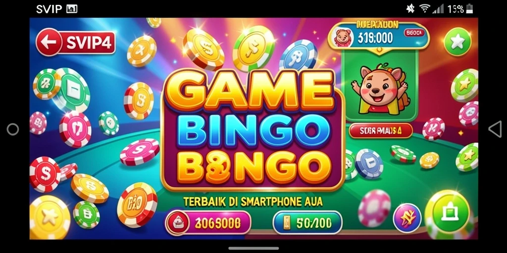 Tampilan antarmuka permainan Bingo yang menarik di SVIP4.