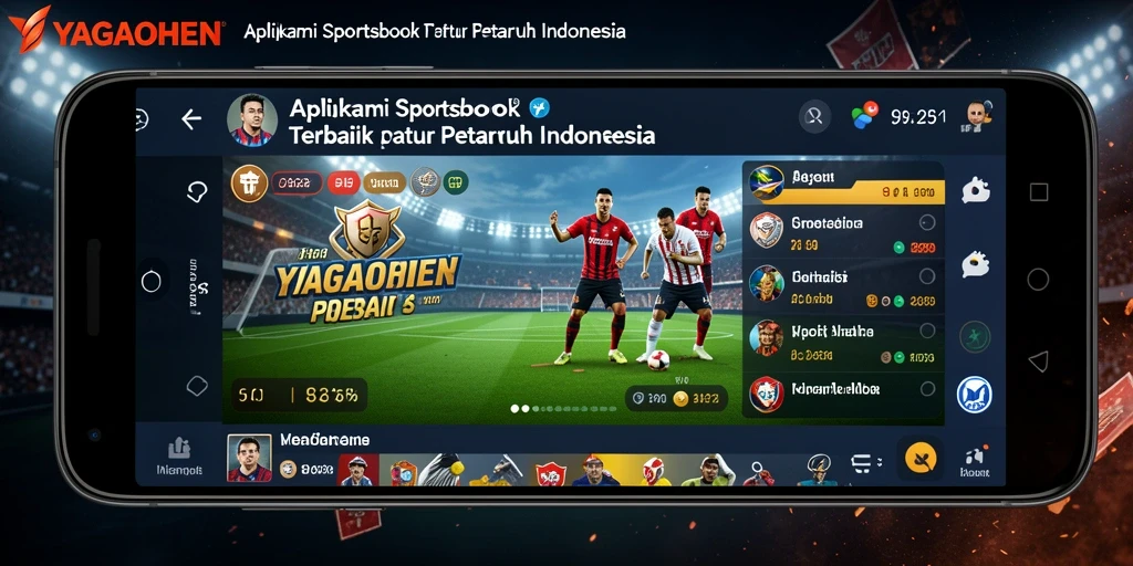 Tampilan menarik aplikasi YAGAOHEN dengan berbagai pilihan taruhan.